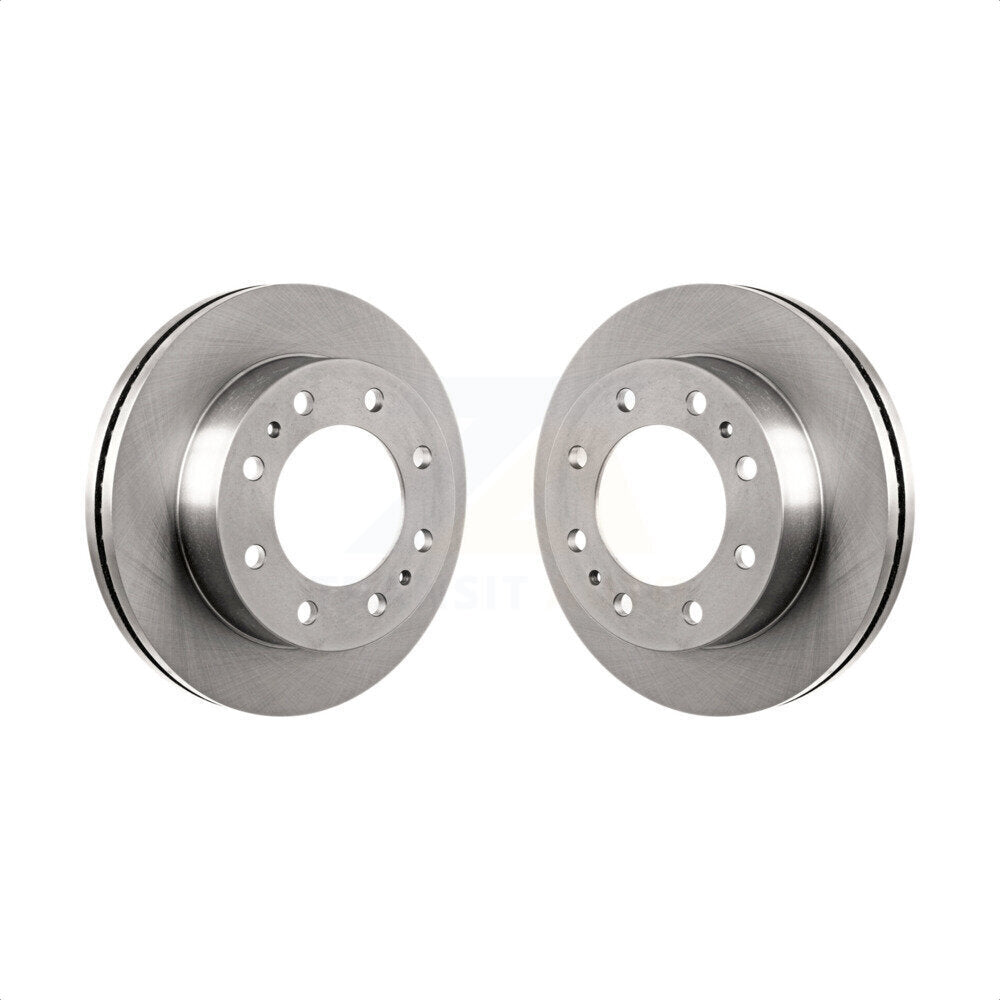 Front Disc Brake Rotors Pair For Chevrolet Express 3500 GMC Savana Silverado HD Sierra Classic 4500 K8-100073
