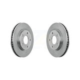 Front Disc Brake Rotors Pair For Dodge Caliber Mitsubishi Lancer K8-100236