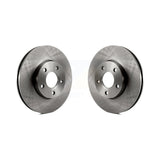 Front Disc Brake Rotors Pair For Ford Focus C-Max K8-100189