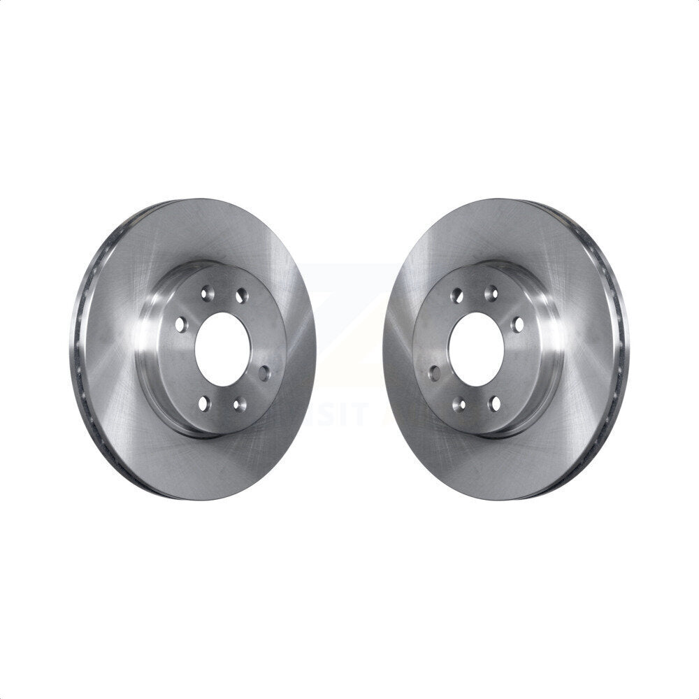 Front Disc Brake Rotors Pair For Hyundai Accent Kia Rio Rio5 K8-100416