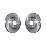 Front Disc Brake Rotors Pair For Hyundai Accent Kia Rio Rio5 K8-100416