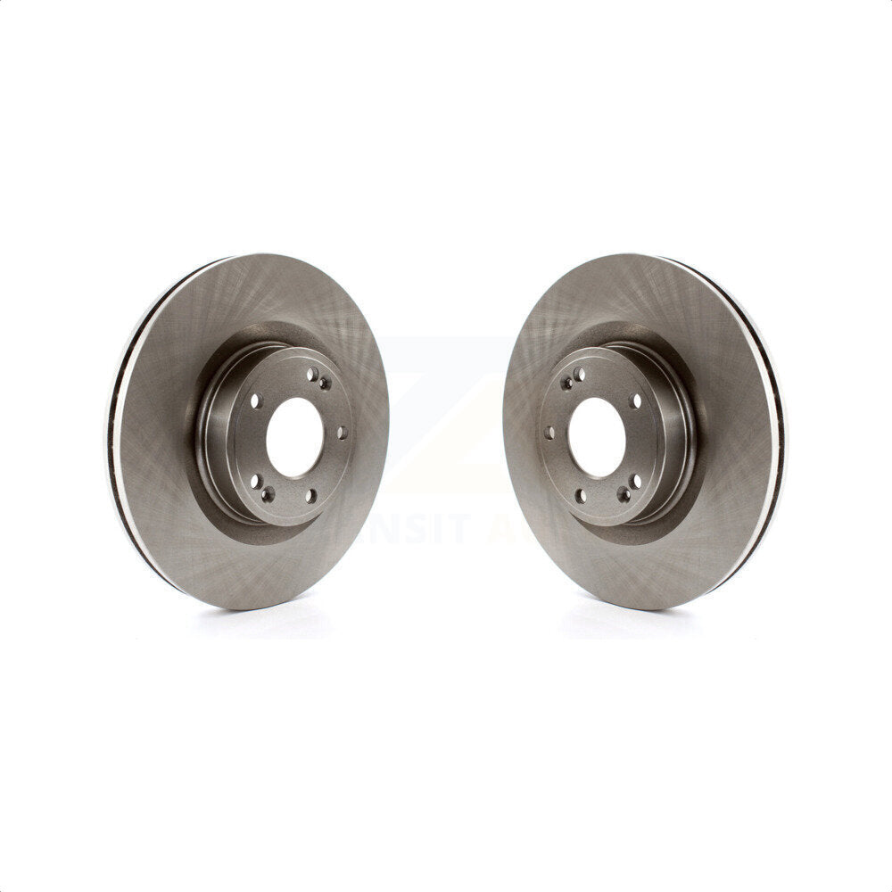 Front Disc Brake Rotors Pair For Hyundai Genesis Coupe K8-100498