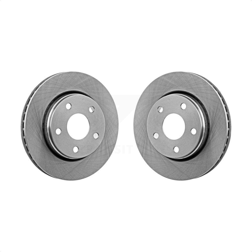 Front Disc Brake Rotors Pair For Jeep Wrangler JK K8-100238