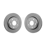 Front Disc Brake Rotors Pair For Jeep Wrangler JK K8-100238
