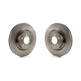 Front Disc Brake Rotors Pair For Land Rover Range Sport LR4 Discovery K8-100440
