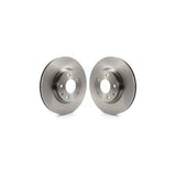 Front Disc Brake Rotors Pair For Mazda 3 CX-3 Sport K8-100543