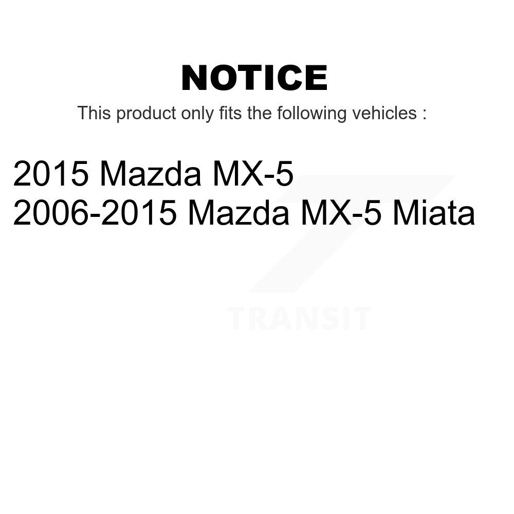 Front Disc Brake Rotors Pair For Mazda MX-5 Miata K8-100426