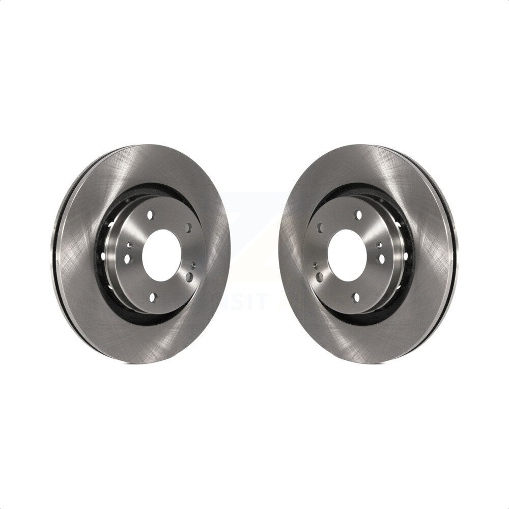 Front Disc Brake Rotors Pair For Mitsubishi Lancer Outlander PHEV K8-100399