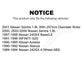 Front Disc Brake Rotors Pair For Nissan Sentra 240SX INFINITI G20 Stanza Axxess K8-100262