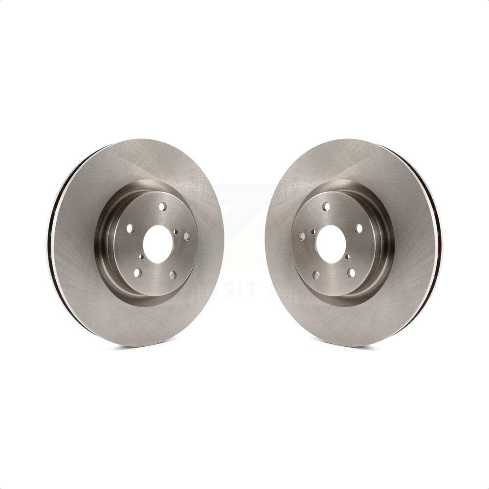 Front Disc Brake Rotors Pair For Subaru Impreza WRX STI K8-100401