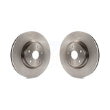 Front Disc Brake Rotors Pair For Subaru Impreza WRX STI K8-100401