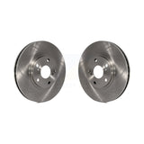 Front Disc Brake Rotors Pair For Toyota Highlander K8-100358