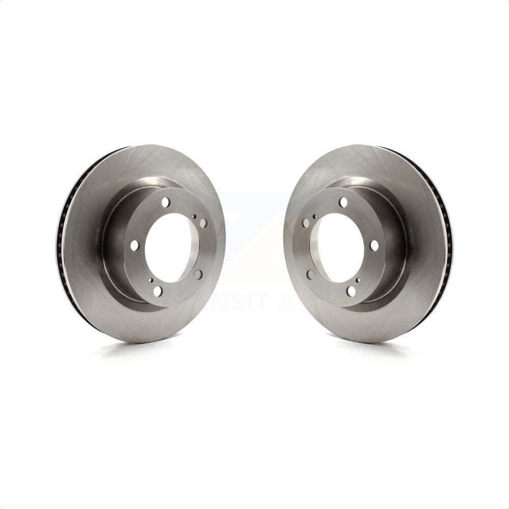 Front Disc Brake Rotors Pair For Toyota Land Cruiser Lexus LX570 K8-100481