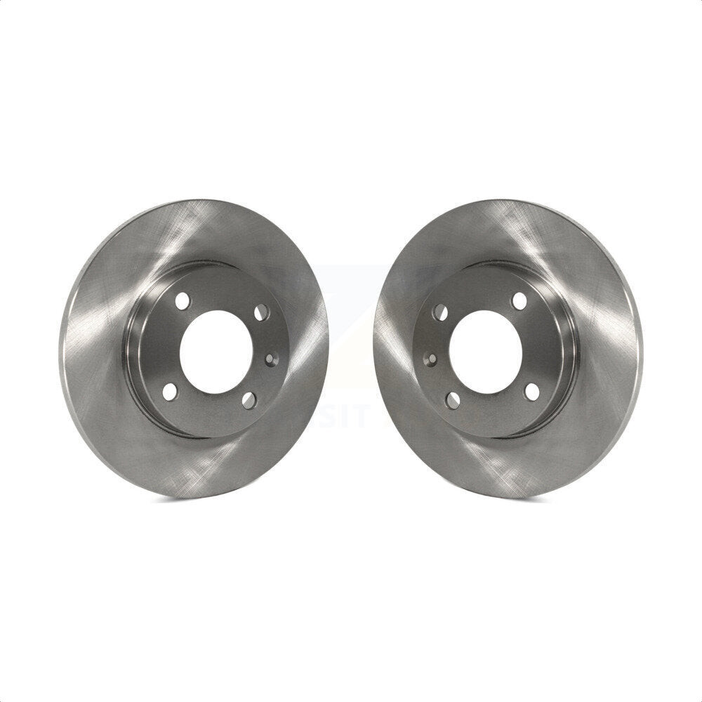Front Disc Brake Rotors Pair For Volkswagen Jetta Golf Rabbit Pickup Fox Convertible Scirocco Quantum Audi 4000 Dasher Coupe K8-100257