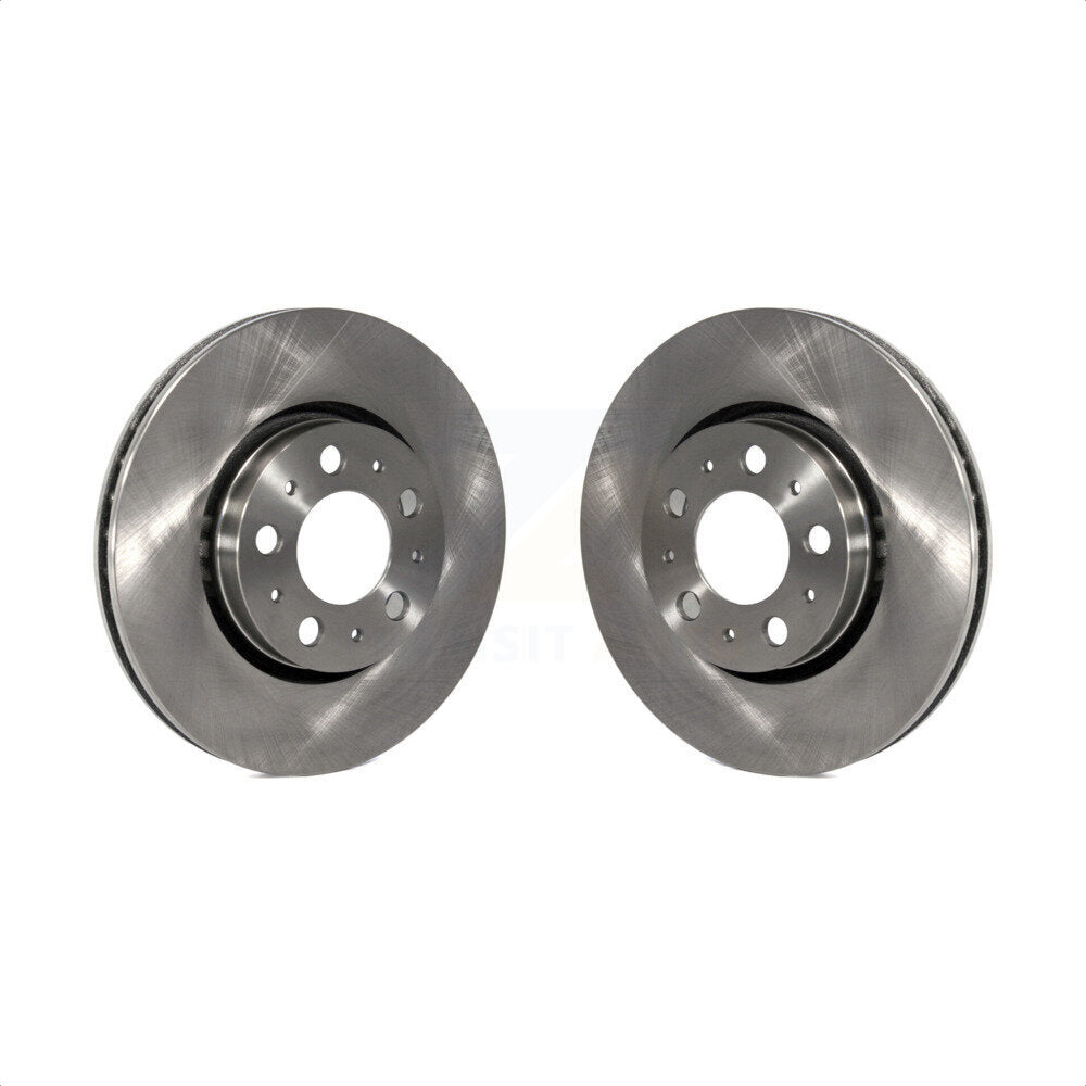 Front Disc Brake Rotors Pair For Volvo S60 V70 XC70 S80 K8-100332
