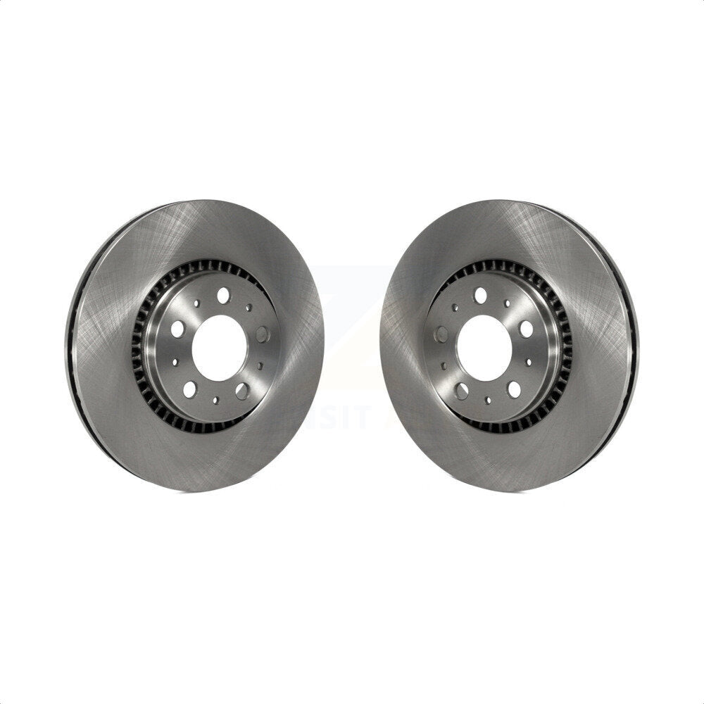Front Disc Brake Rotors Pair For Volvo S60 V70 XC70 S80 K8-100333