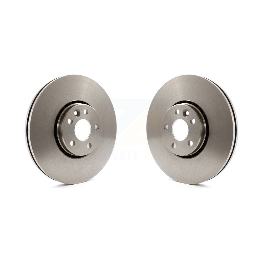 Front Disc Brake Rotors Pair For Volvo XC60 K8-100499