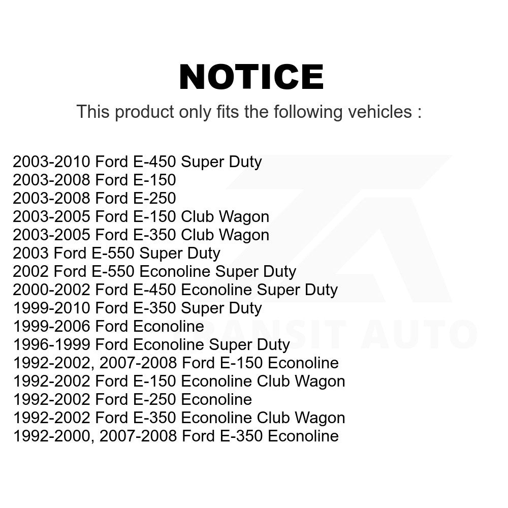 Front Fuel Tank Strap AGY-01110126 For Ford E-350 Super Duty E-250 E-150 Econoline Club Wagon E-450 E-550