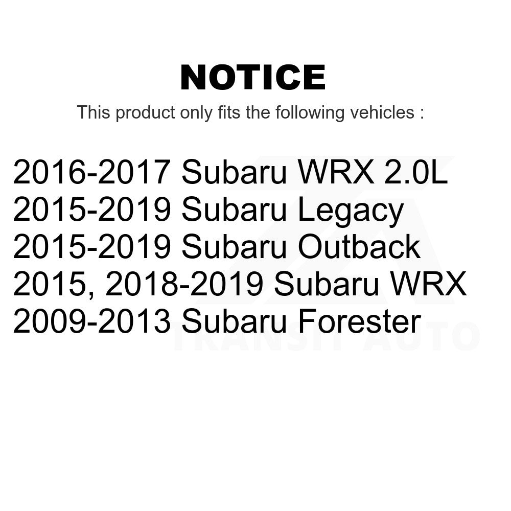 Front Inner Steering Tie Rod End TOR-EV800513 For Subaru Outback Forester Legacy WRX
