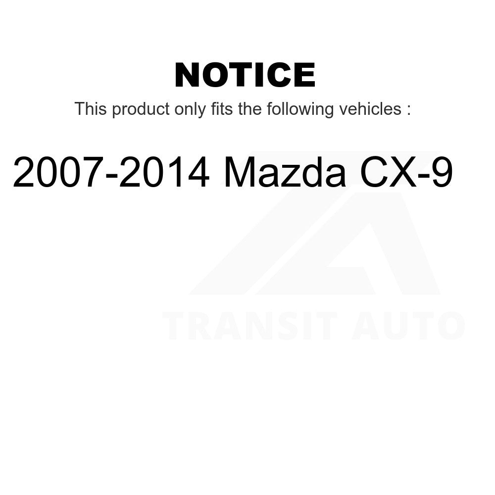 Front Inner Steering Tie Rod End TOR-EV800565 For 2007-2014 Mazda CX-9