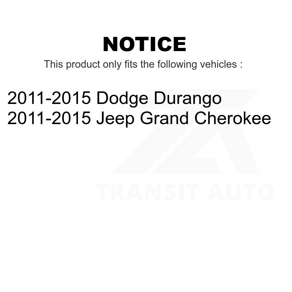 Front Inner Steering Tie Rod End TOR-EV800987 For 2011-2015 Jeep Grand Cherokee Dodge Durango
