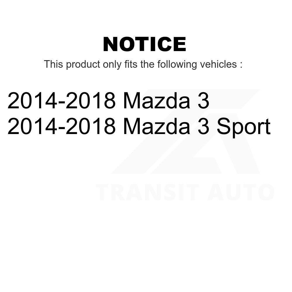 Front Left Lower Suspension Control Arm Ball Joint Assembly TOR-CB4027 For 2014-2018 Mazda 3 Sport