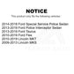Front Left Lower Suspension Control Arm Ball Joint Assembly TOR-CK622916 For Ford Taurus Flex Lincoln MKS Police Interceptor Sedan MKT Special Service