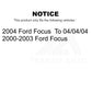Front Left Lower Suspension Control Arm Ball Joint Assembly TOR-CK80406 For Ford Focus