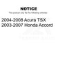 Front Left Outer Steering Tie Rod End 72-ES80288 For Honda Accord Acura TSX