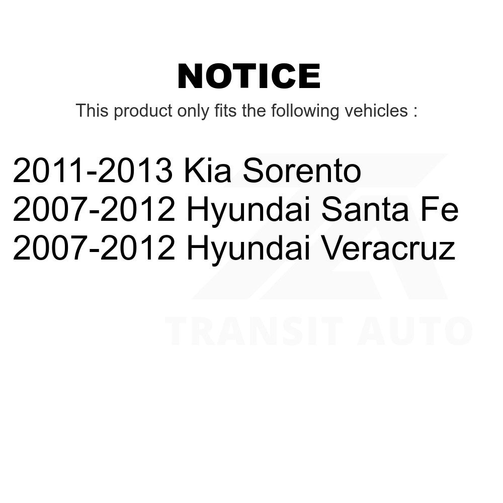 Front Left Suspension Stabilizer Bar Link Kit 72-K750204 For Hyundai Santa Fe Kia Sorento Veracruz