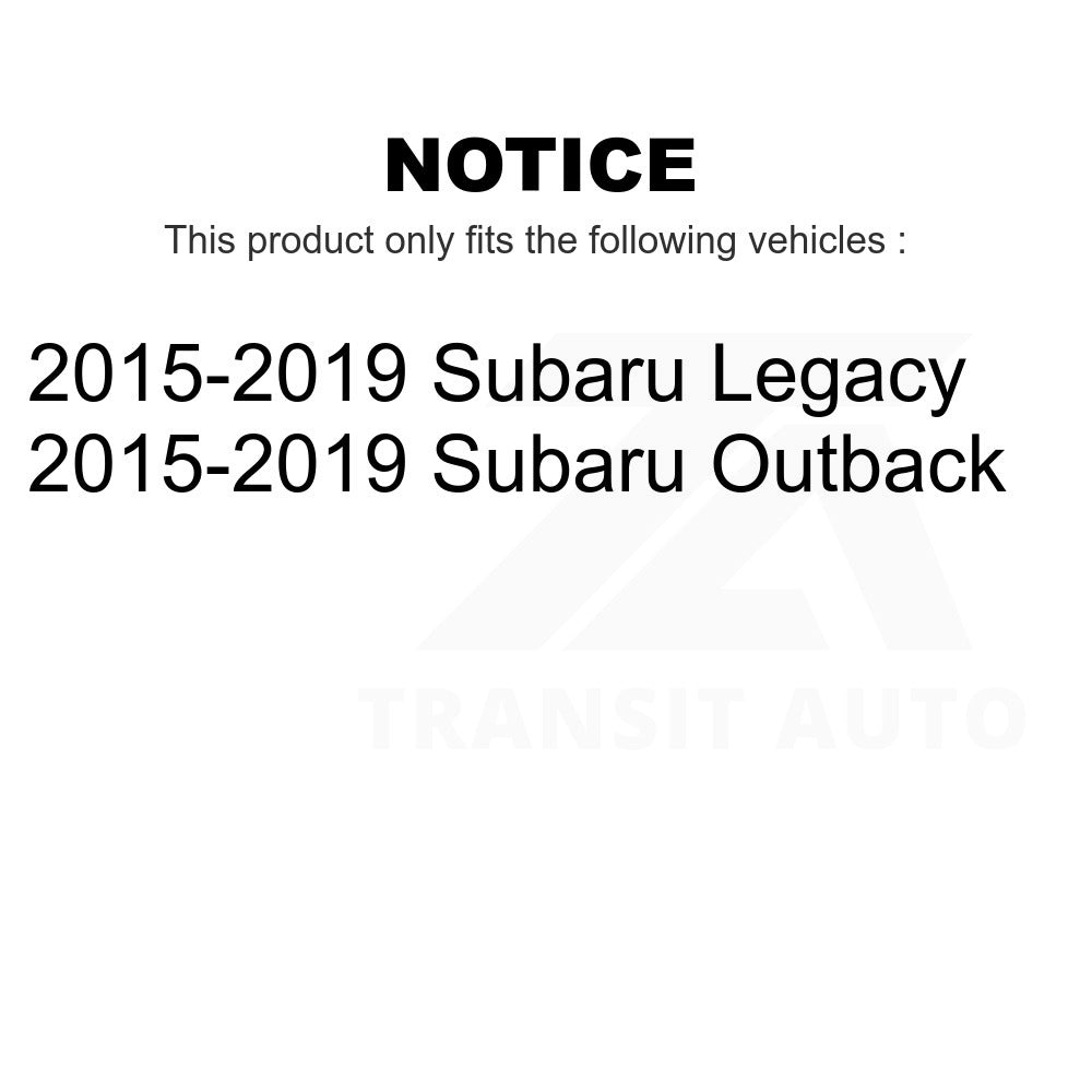 Front Left Suspension Stabilizer Bar Link Kit TOR-K750907 For 2015-2019 Subaru Outback Legacy
