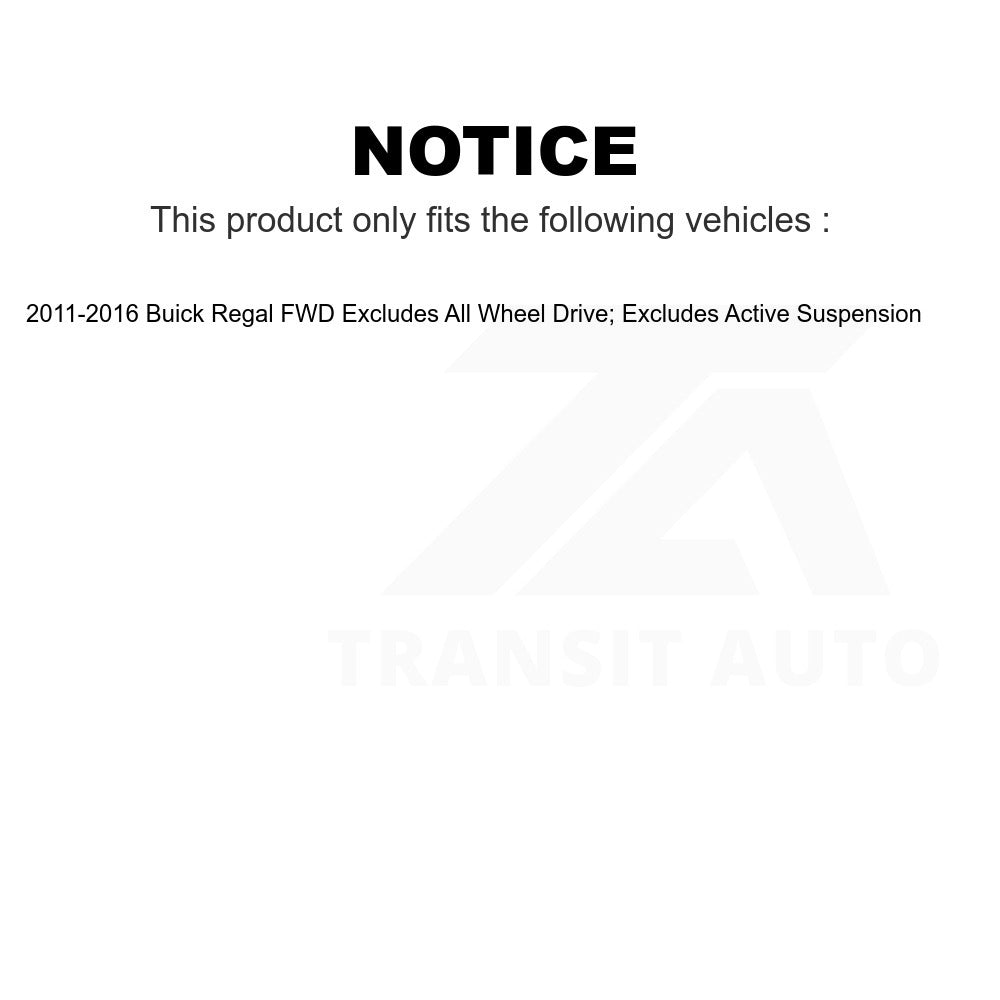 Front Left Suspension Strut Coil Spring Assembly 78A-11027 For 2011-2017 Buick Regal FWD Excludes AWD Active on 2.0L Models