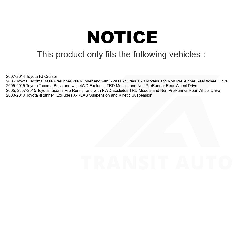 Front Left Suspension Strut Coil Spring Assembly 78A-11563 For Toyota Tacoma 4Runner FJ Cruiser