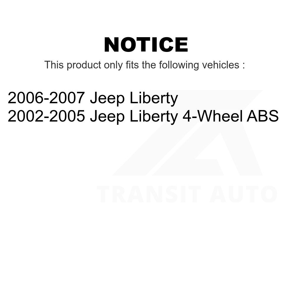 Front Left Wheel Bearing Hub Assembly 70-513176 For Jeep Liberty