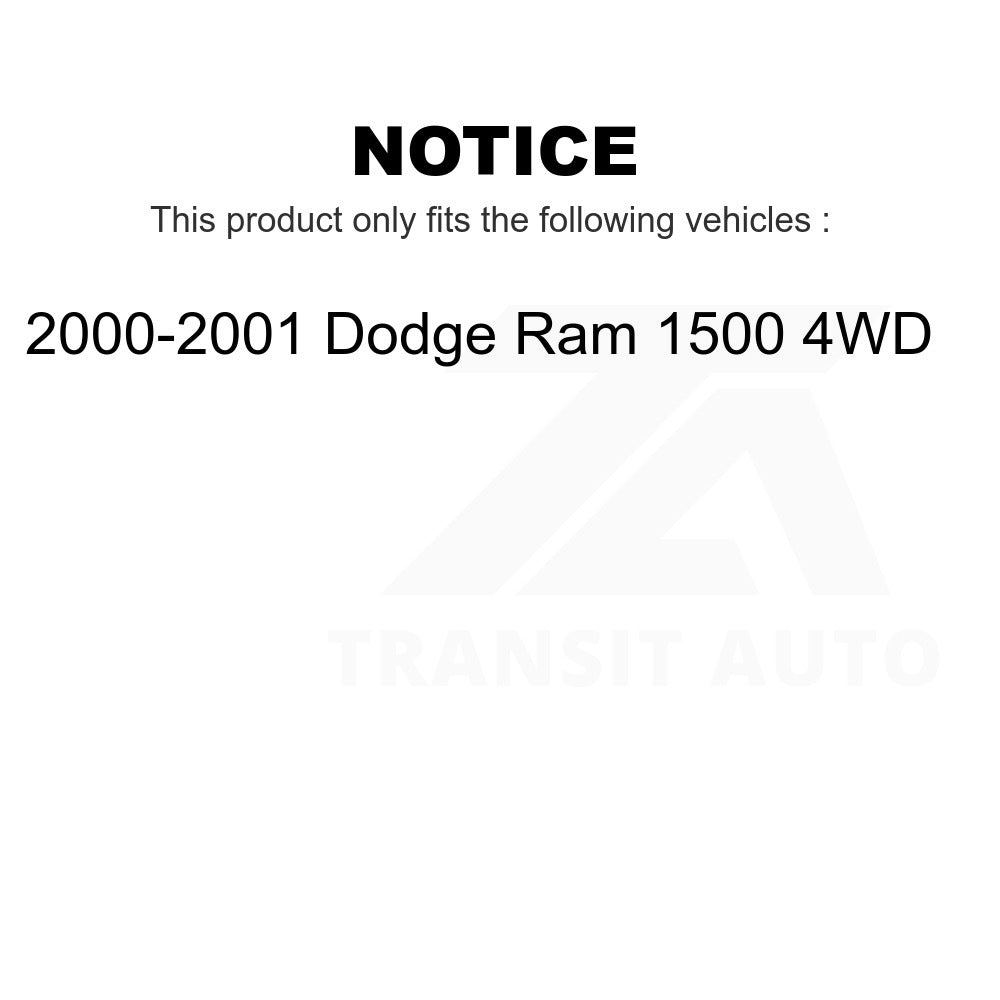 Front Lower Suspension Ball Joint TOR-K7401 For 2000-2001 Dodge Ram 1500 4WD