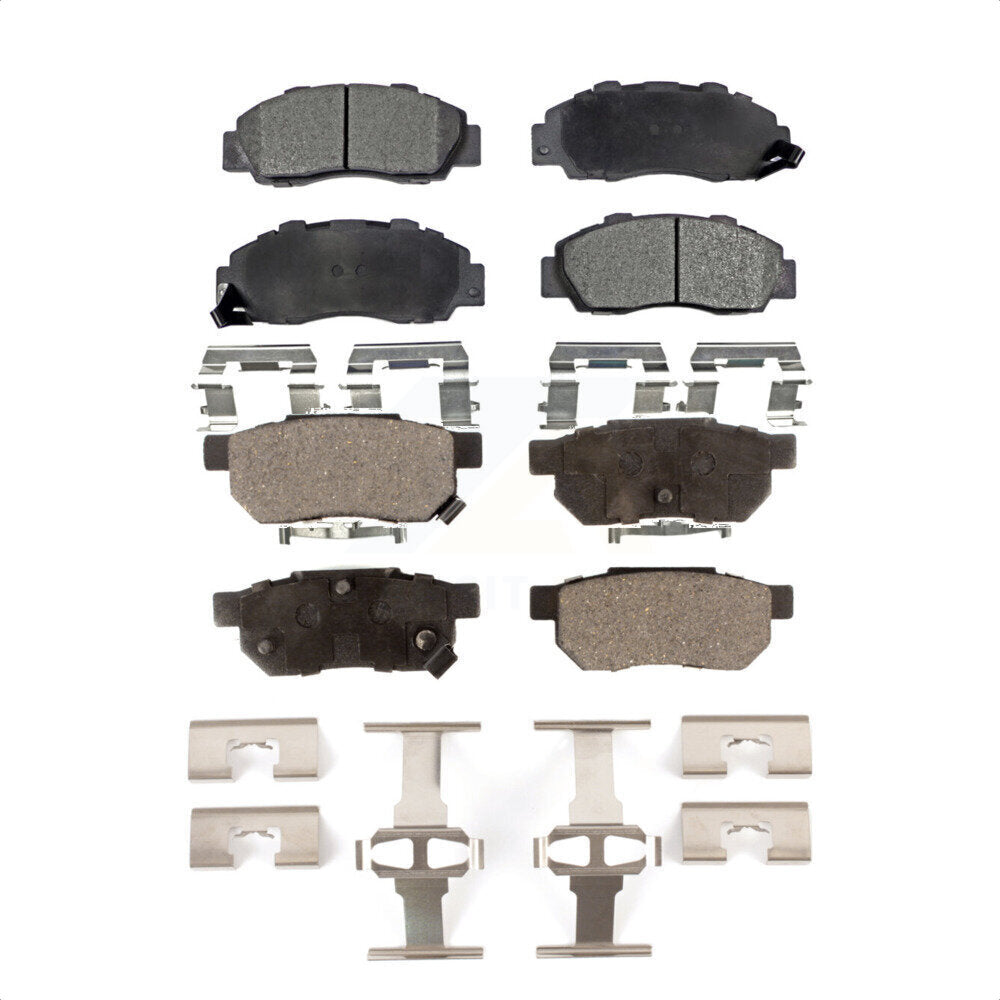 Front Rear Ceramic Brake Pads Kit For 1992-1993 Acura Integra GS-R KTC-100570