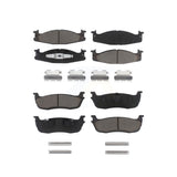 Front Rear Ceramic Brake Pads Kit For 1996 Ford F-150 KCX-100171