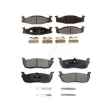Front Rear Ceramic Brake Pads Kit For 1996 Ford F-150 KTC-100348