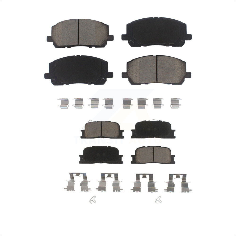 Front Rear Ceramic Brake Pads Kit For 2001-2003 Toyota Highlander KCX-100487
