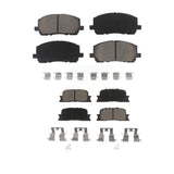 Front Rear Ceramic Brake Pads Kit For 2001-2003 Toyota Highlander KCX-100487