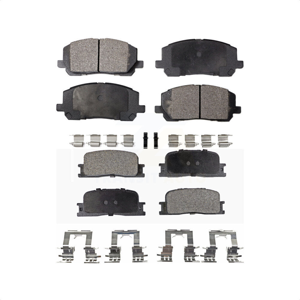 Front Rear Ceramic Brake Pads Kit For 2001-2003 Toyota Highlander KTC-100450