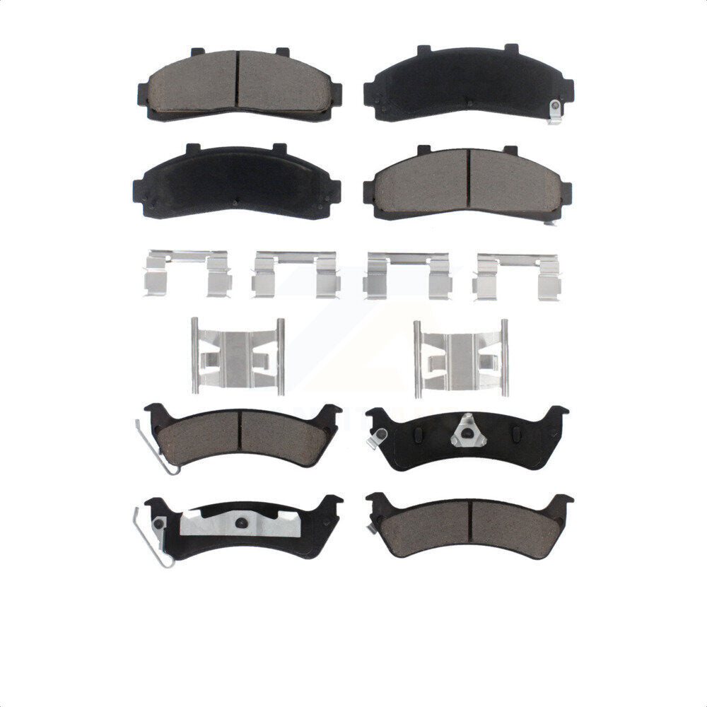 Front Rear Ceramic Brake Pads Kit For 2001 Ford Explorer From 01 02 KCX-100170
