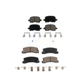 Front Rear Ceramic Brake Pads Kit For 2002 Chevrolet Prizm KCX-100059