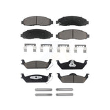 Front Rear Ceramic Brake Pads Kit For 2003-2004 Dodge Dakota KCX-100230