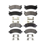 Front Rear Ceramic Brake Pads Kit For 2003-2005 Chevrolet Express 2500 GMC Savana KTC-100394