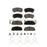 Front Rear Ceramic Brake Pads Kit For 2003-2005 Mazda 6 KCX-100184