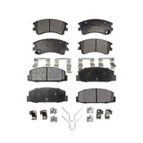 Front Rear Ceramic Brake Pads Kit For 2003-2005 Mazda 6 KTC-100498