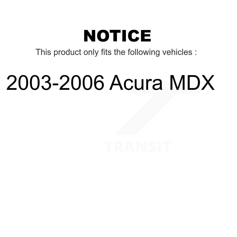 Front Rear Ceramic Brake Pads Kit For 2003-2006 Acura MDX KCX-100198