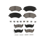 Front Rear Ceramic Brake Pads Kit For 2003-2007 Jeep Liberty KCX-100183