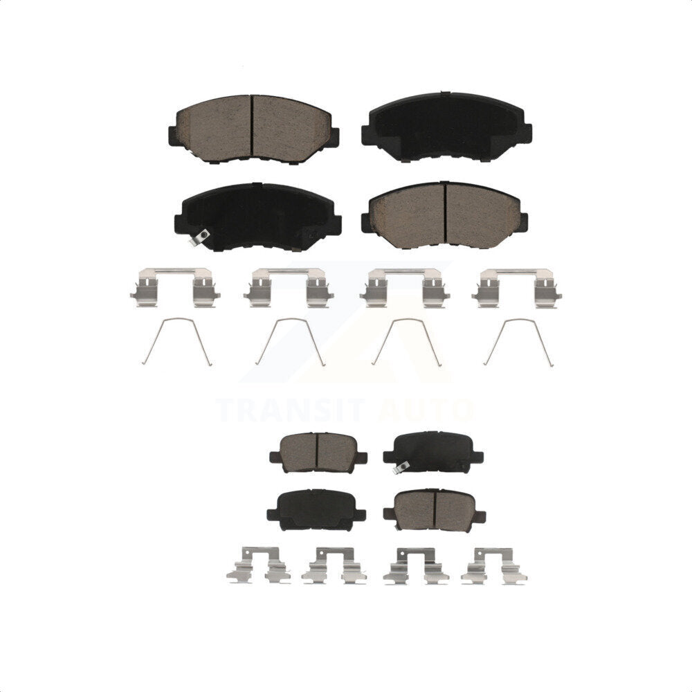 Front Rear Ceramic Brake Pads Kit For 2003-2008 Honda Pilot KCX-100475